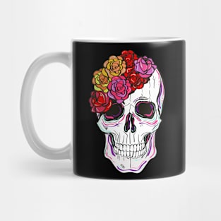 Skull Floral Mug